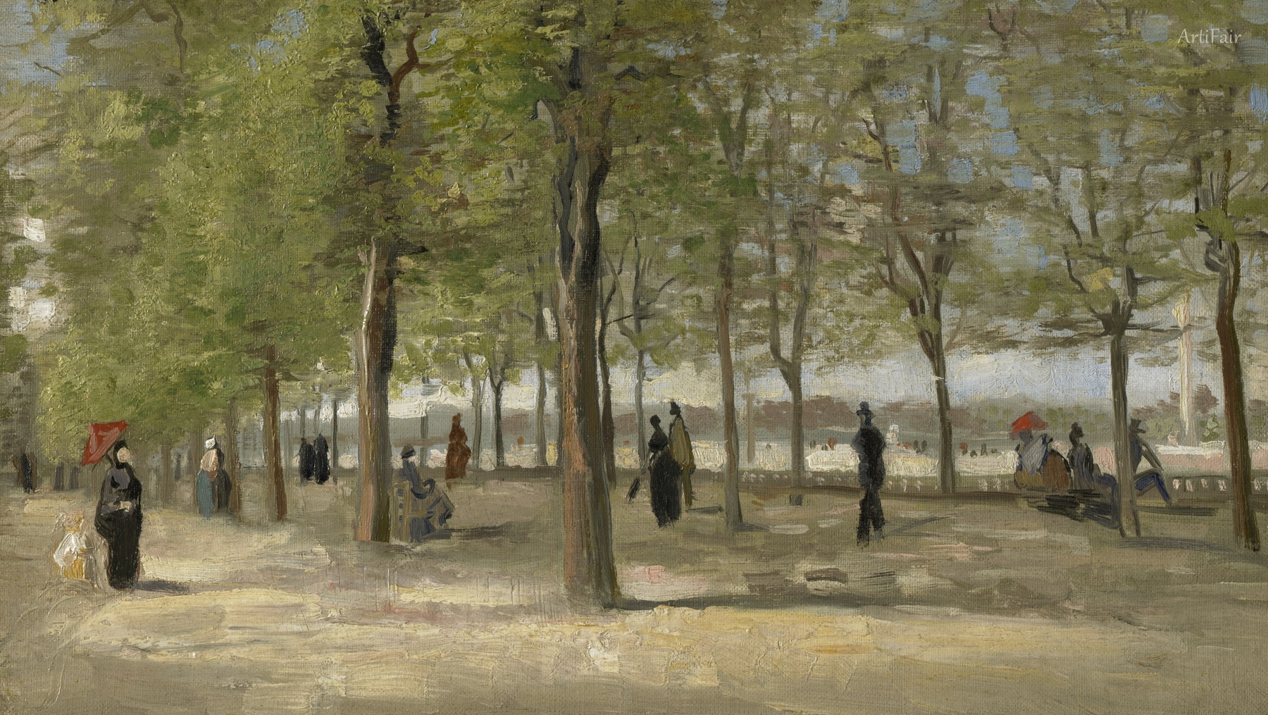 Terrace in the Luxembourg Gardens