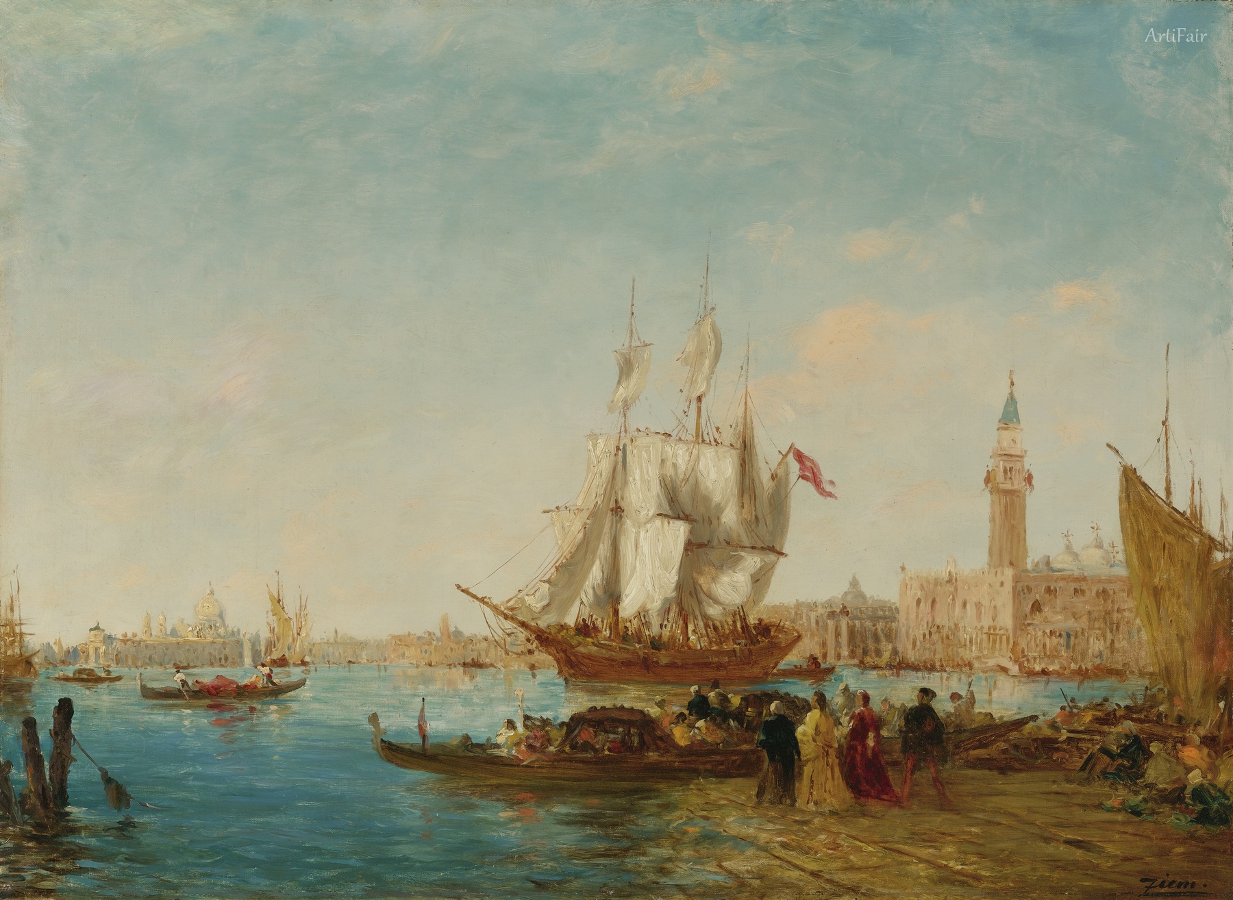 Embarkation on the Quay of the Esclavons