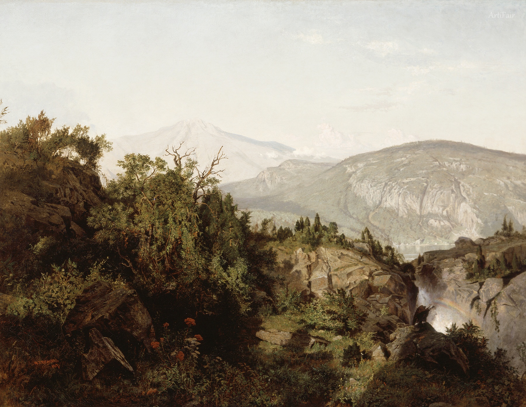 In the Adirondack Mountains 1857