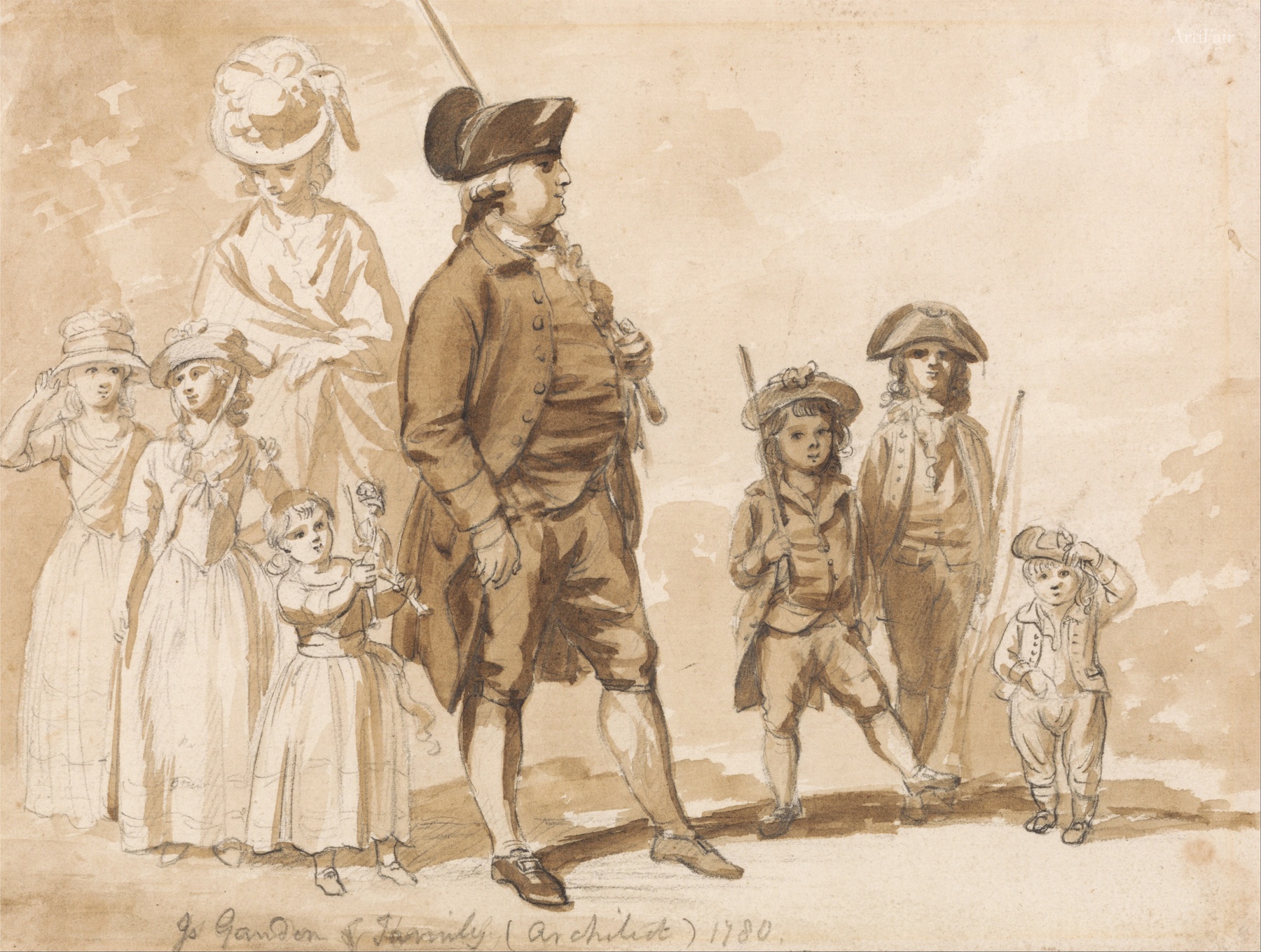 James Gandon and Family 1780