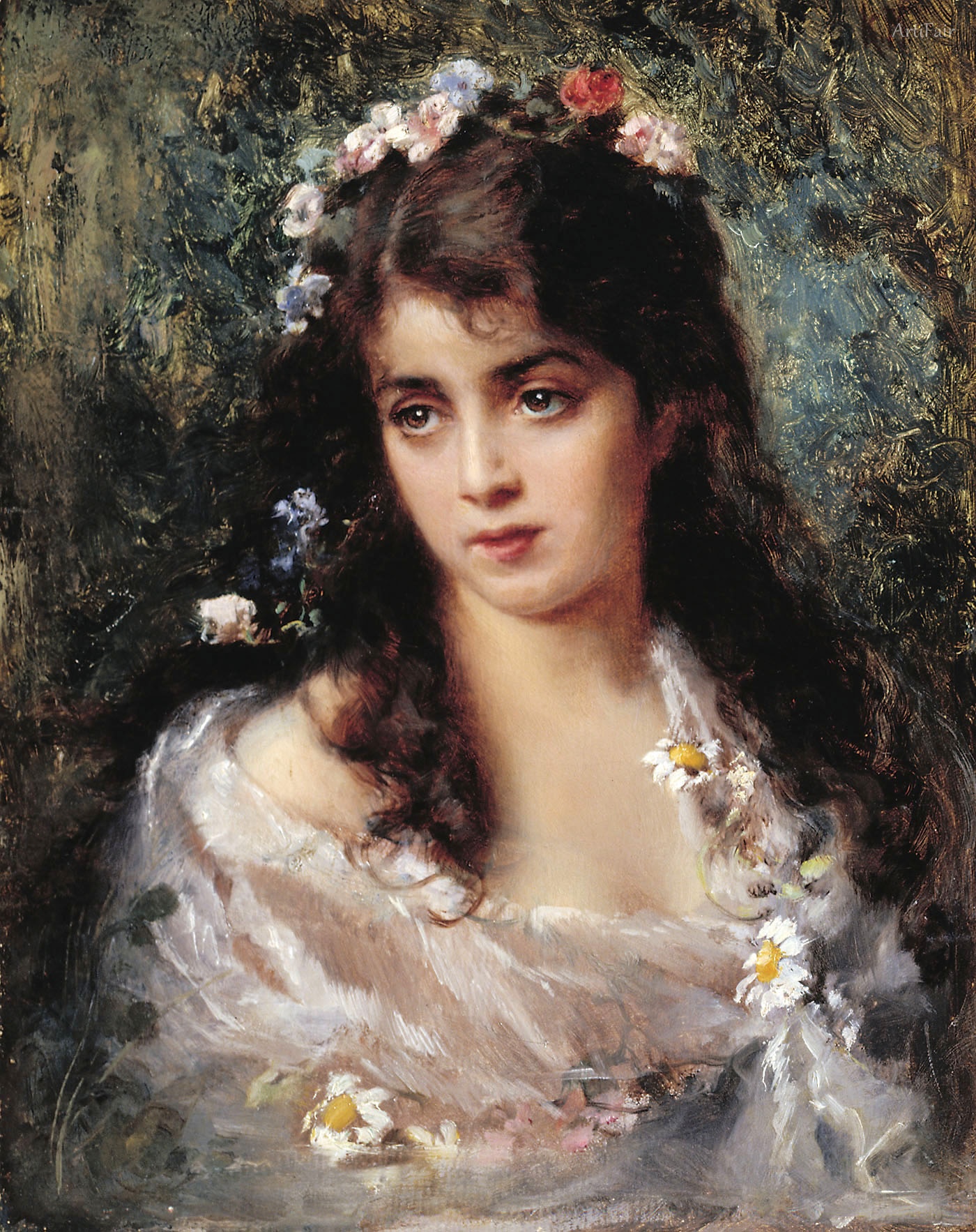 Girl Dressed as Flora