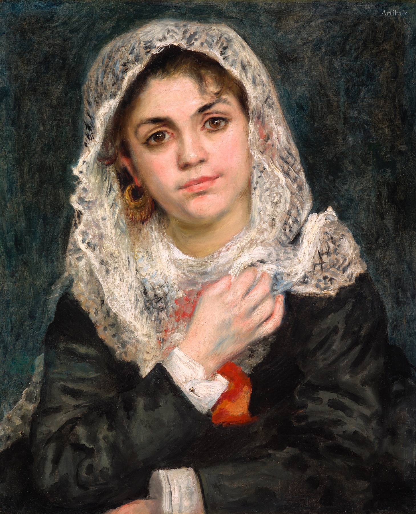 Lise in a White Shawl