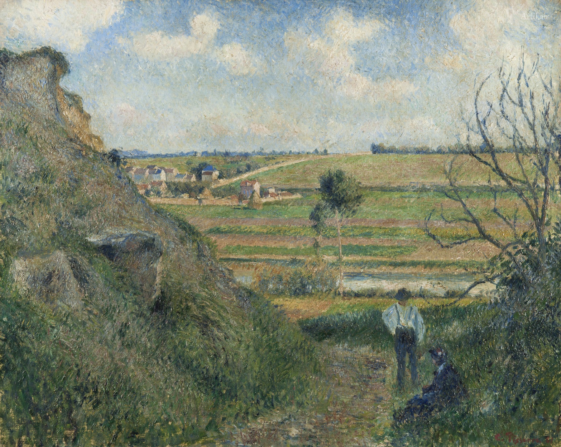 Landscape, Bazincourt 1881