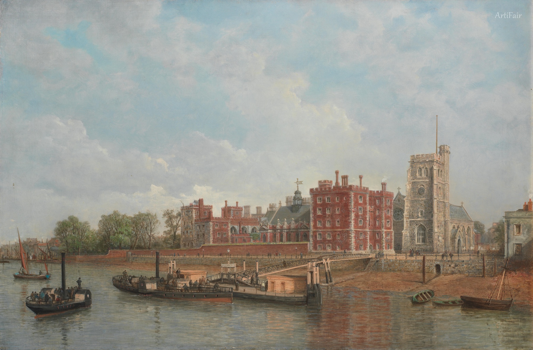 Lambeth Palace from the Thames