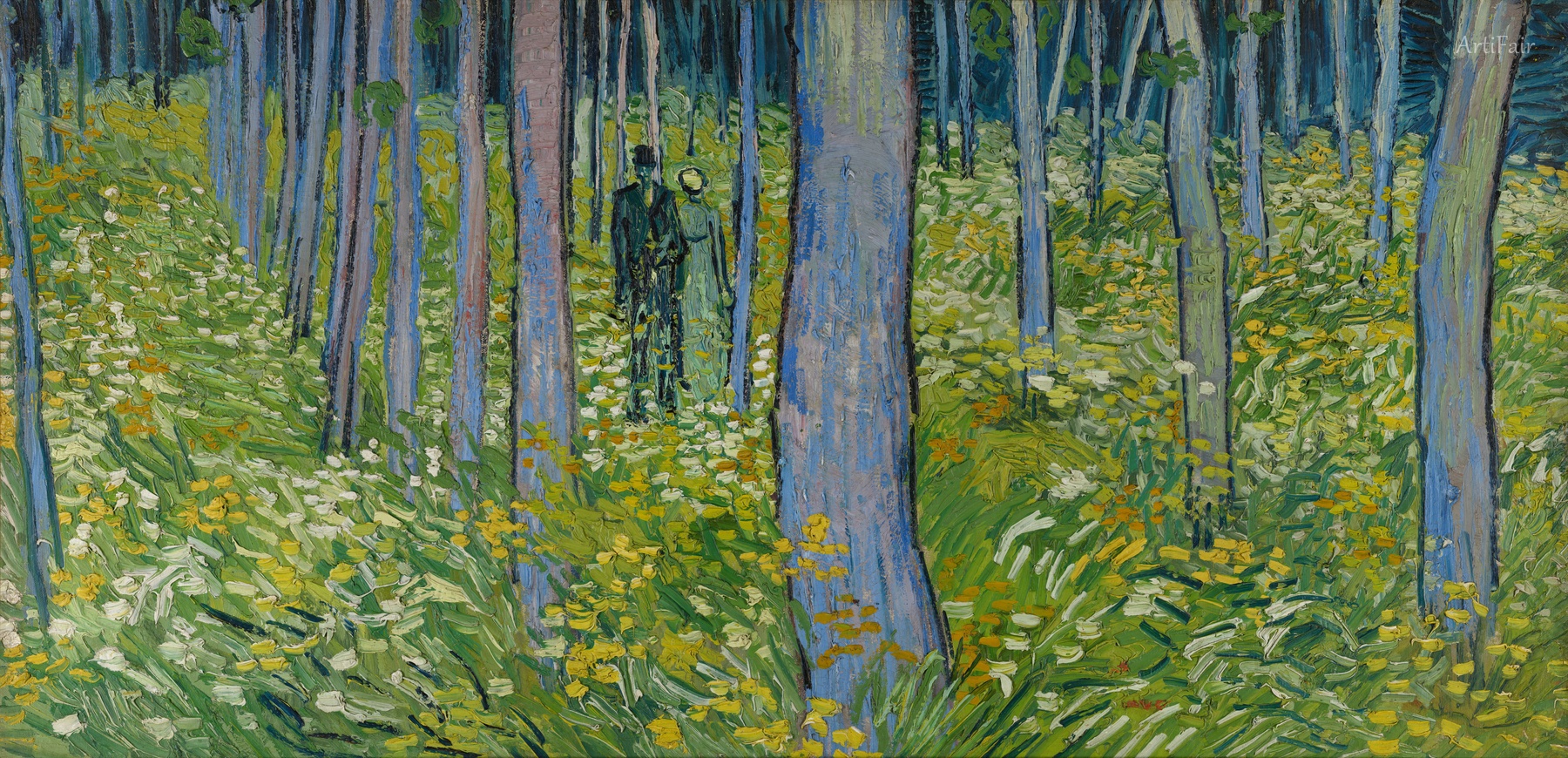 Undergrowth with Two Figures