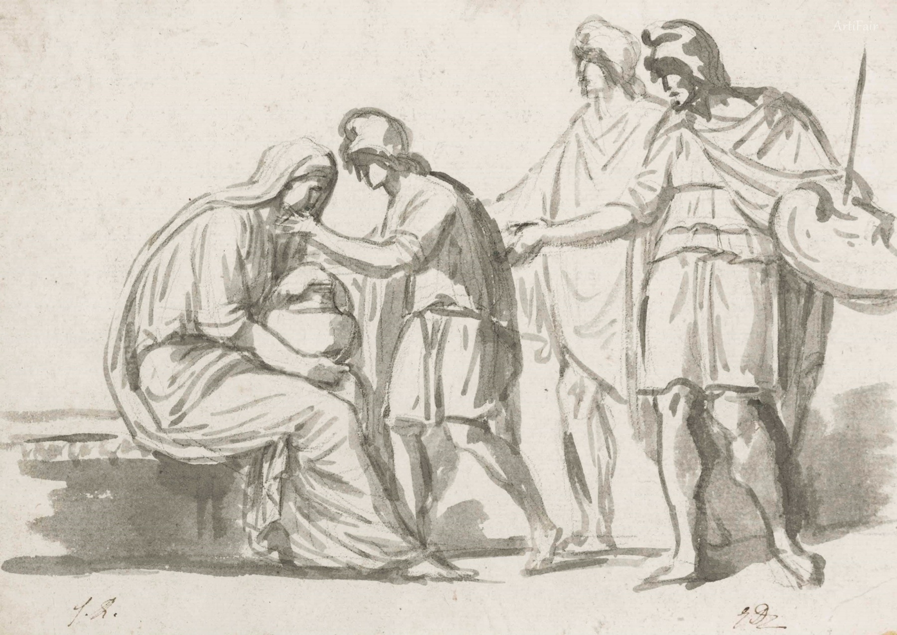 A scene from classical Antiquity