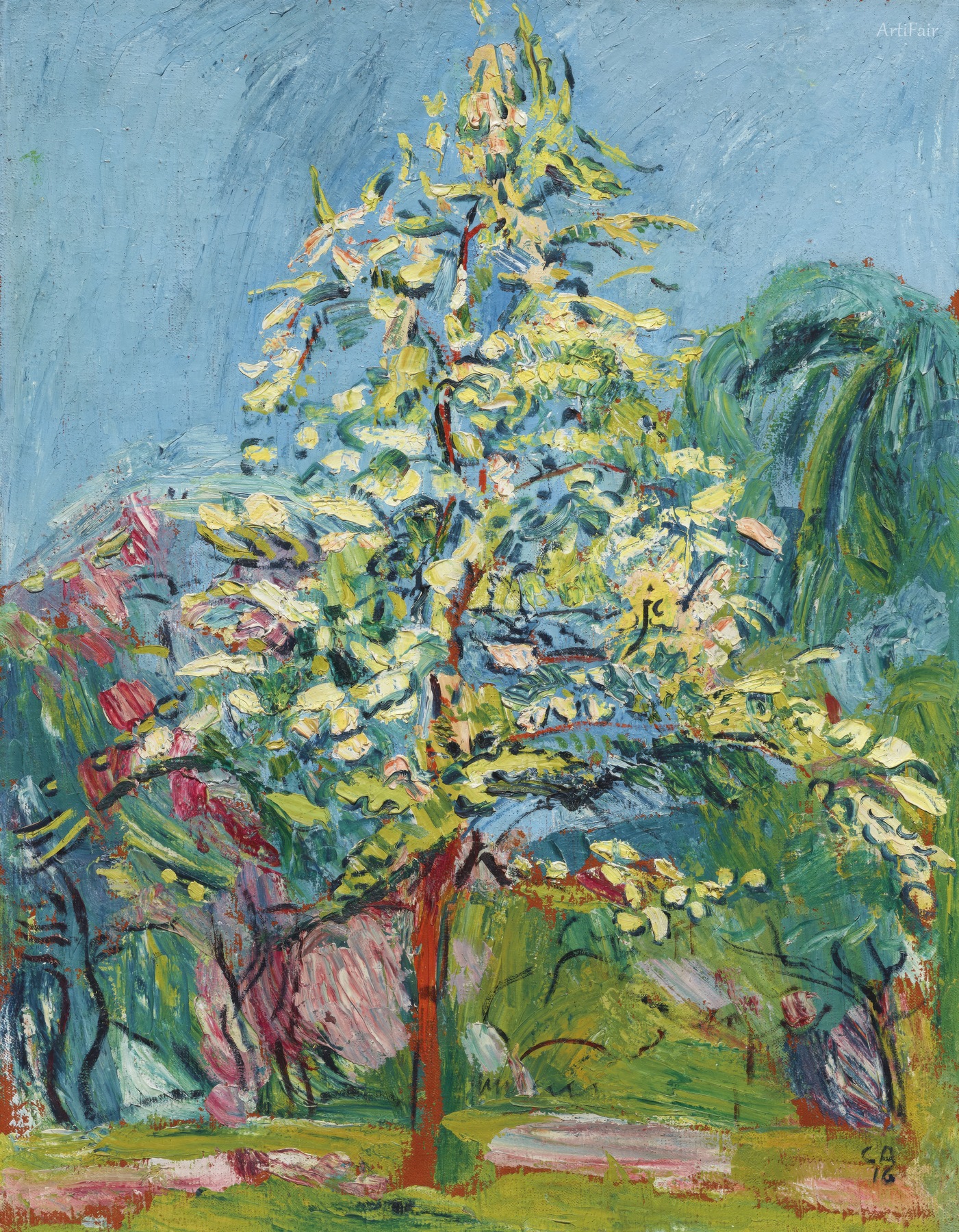 Blühender Baum
