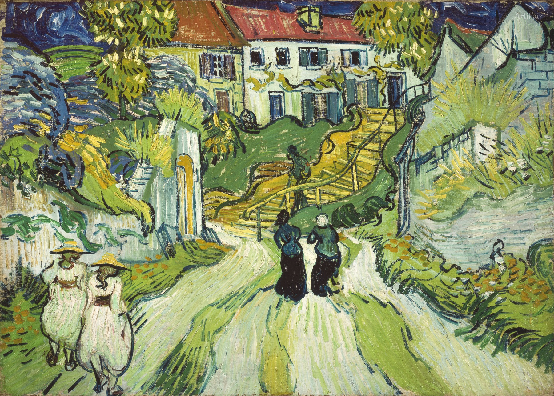 Schodiště v Auvers