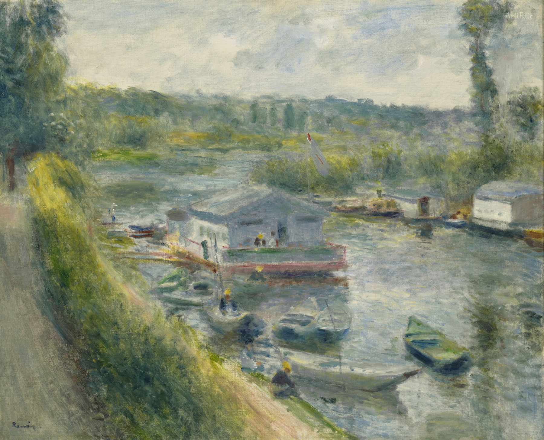 Wash-House Boat at Bas-Meudon 1874