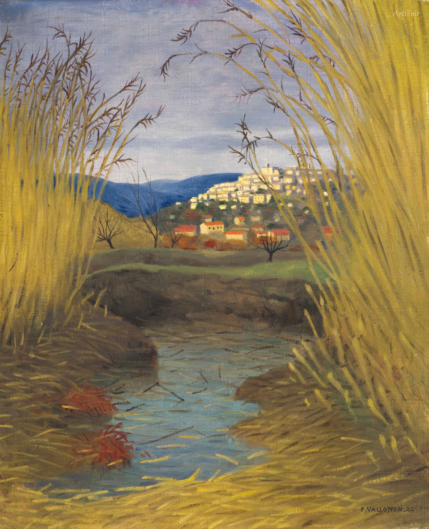 Cagnes přes rákosí