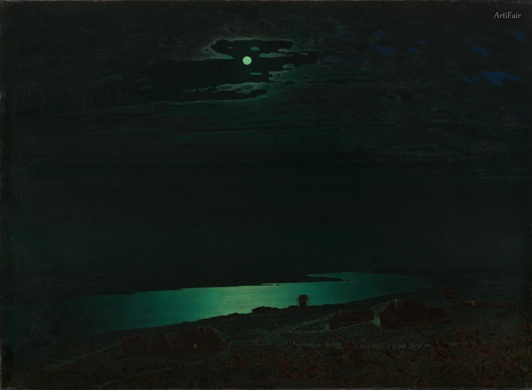 Měsíčná noc na Dněpru 1880