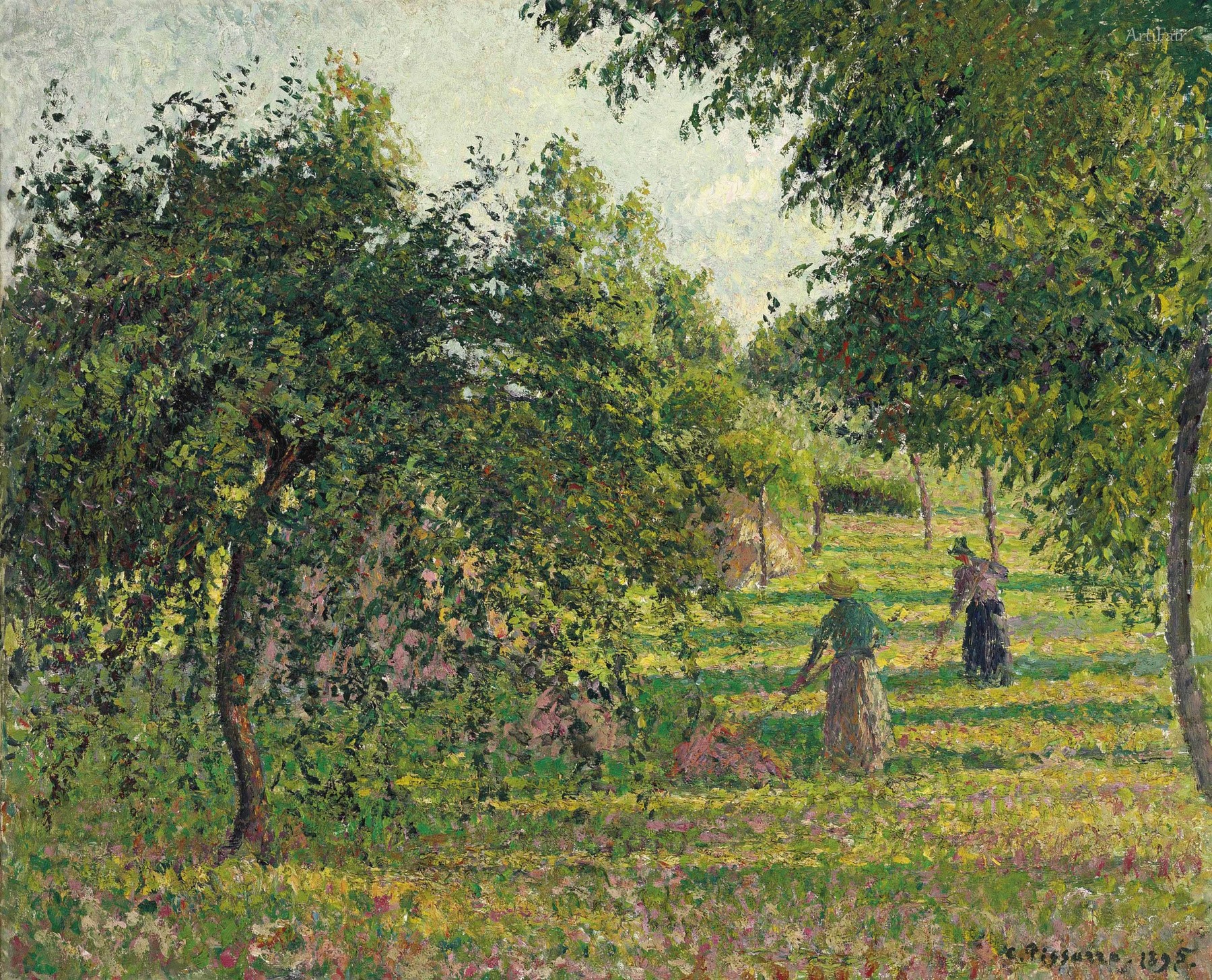 Apple Trees and Haymakers, Eragny 1895