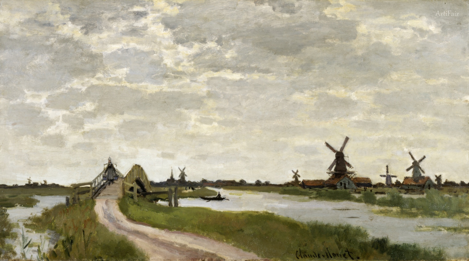 Windmills Near Zaandam