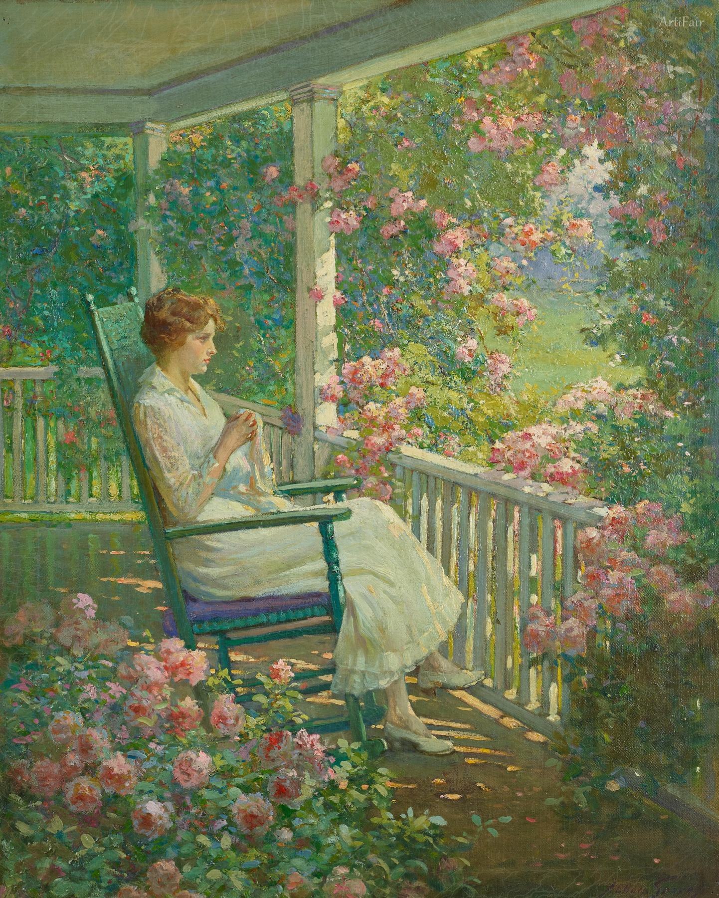 Woman on a Porch