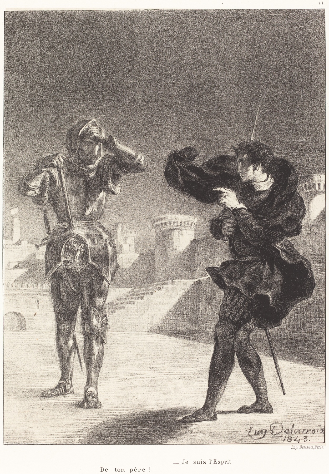 The Ghost on the Terrace (Act I, Scene V)