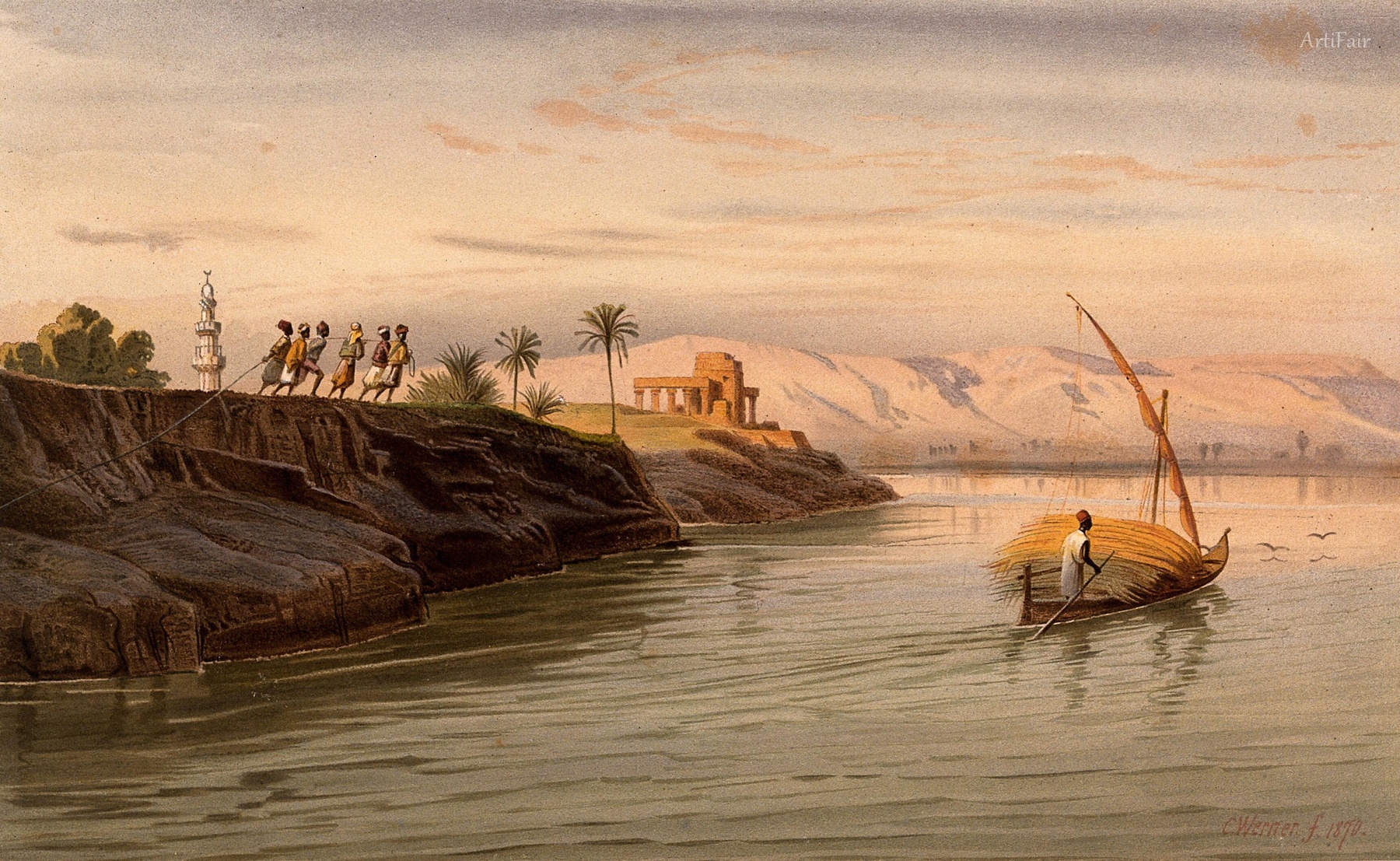 The River Nile Near Akhmim