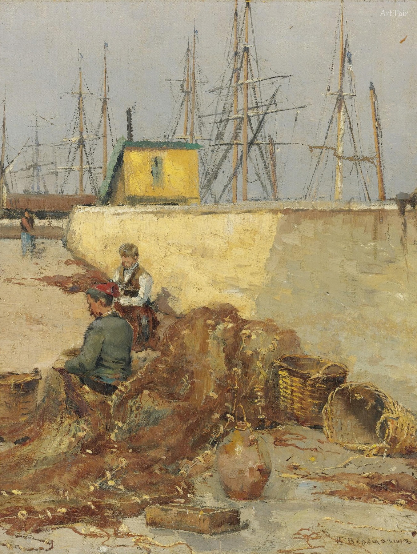 Fisherman in Port