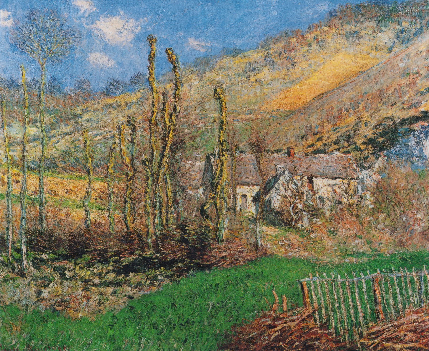 Zimní krajina v Val de Falaise